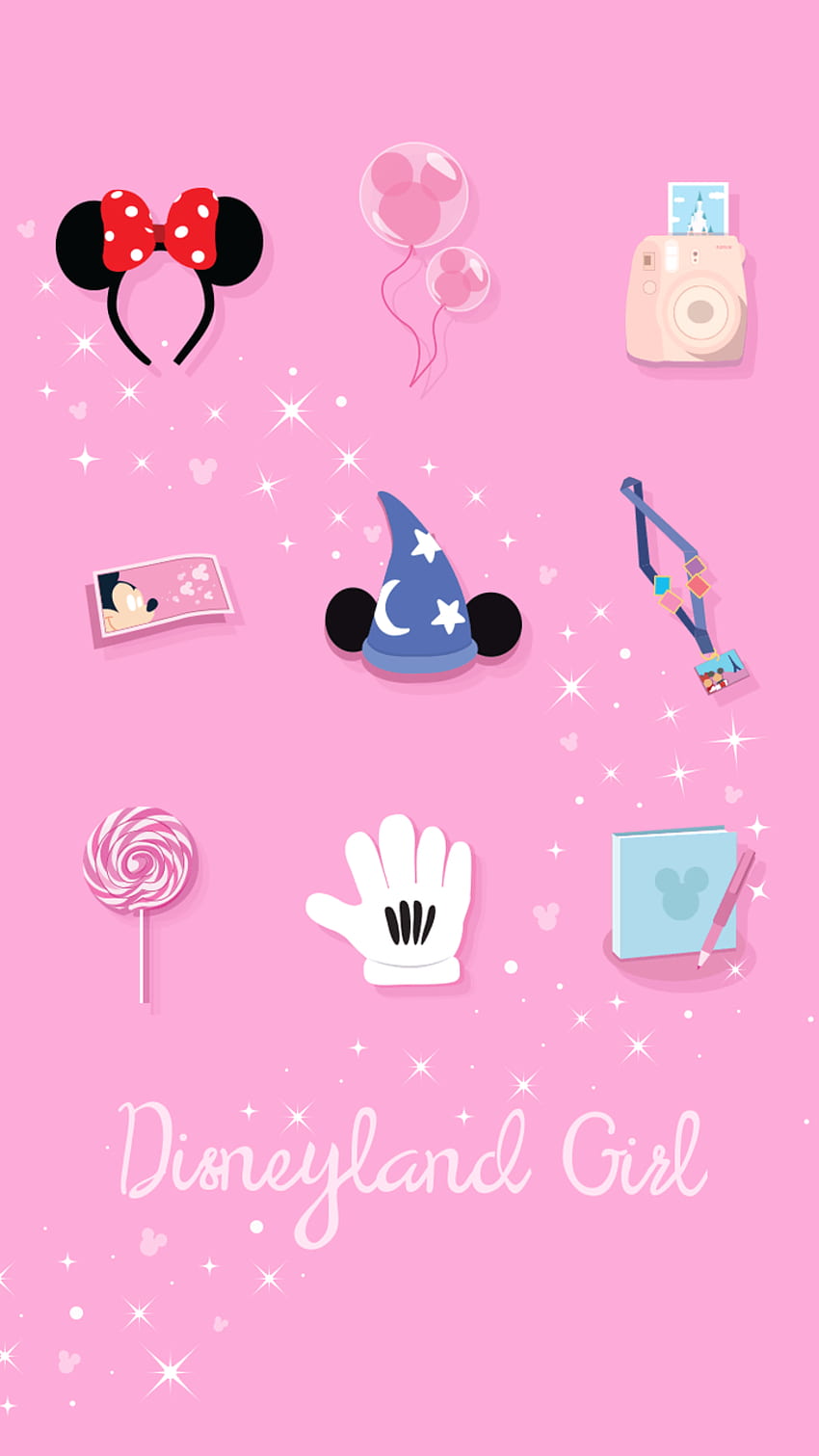 über Mickey & Minnie Mouse, Pink Minnie Mouse HD-Handy-Hintergrundbild