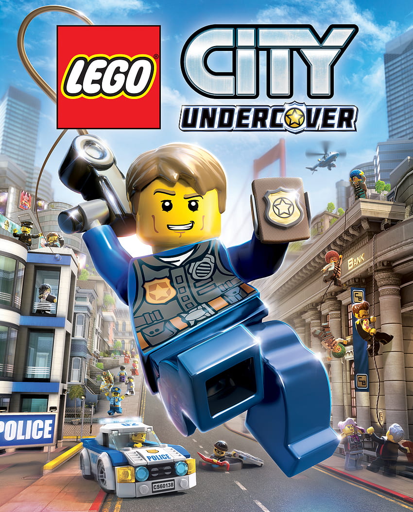 LEGO City sotto copertura, polizia di LEGO City Sfondo del telefono HD