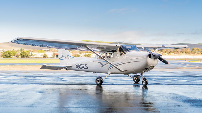Cessna 172R Skyhawk N411ES, Pesawat Cessna Wallpaper HD