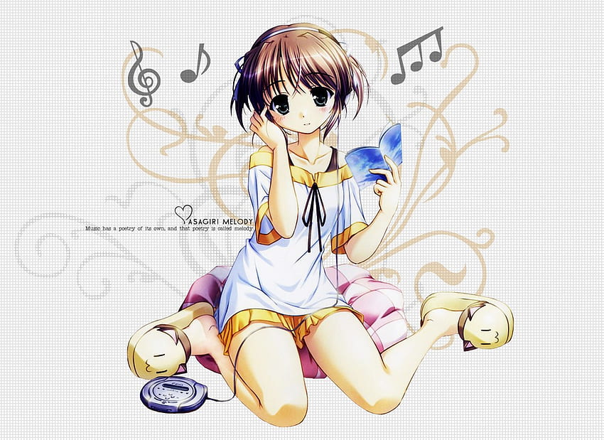 Asagiri Melody, linda roser san, , cute, girl, asagiri, melody, kawaii, music, anime, cream HD wallpaper