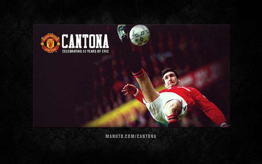 Manchester United Eric Cantona - & Latar Belakang Wallpaper HD