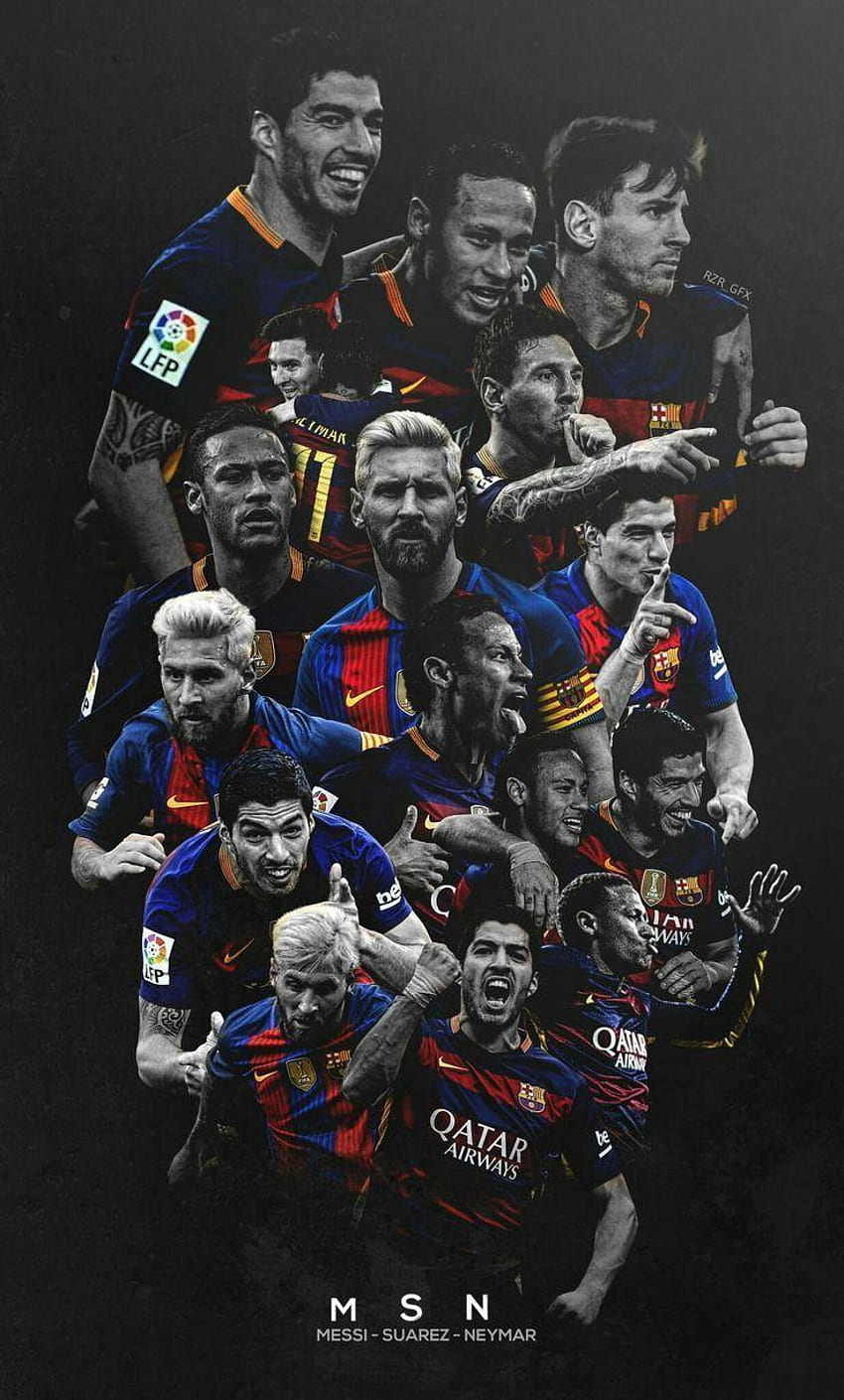 Suárez FC Barcelona, ​​Messi Neymar Suárez Papel de parede de celular HD