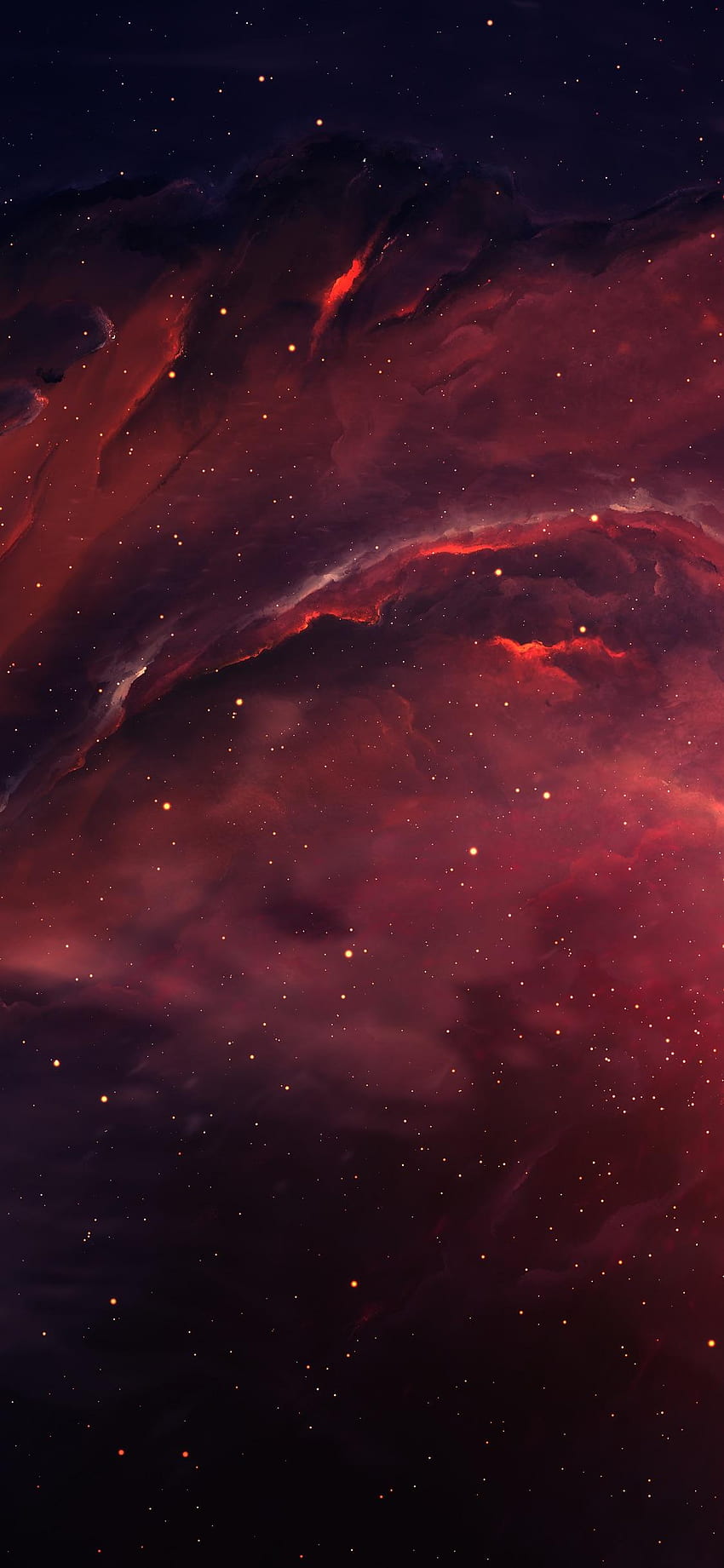 Red Space IPhone X : R Iphone, Red Star iPhone HD phone wallpaper