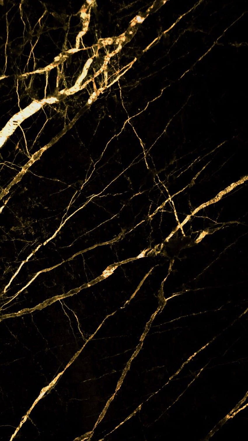 Black and Gold texture. Marble iphone , Gold marble , Gold , Black Marble Aesthetic HD phone wallpaper