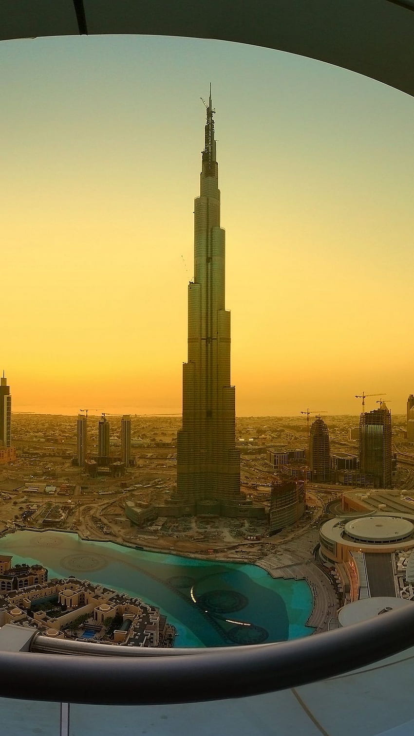 Dubai, Burj Dubai, Sunrise, Sunset, Beauty, City Iphone 8 7 6s 6 For Parallax Background HD phone wallpaper