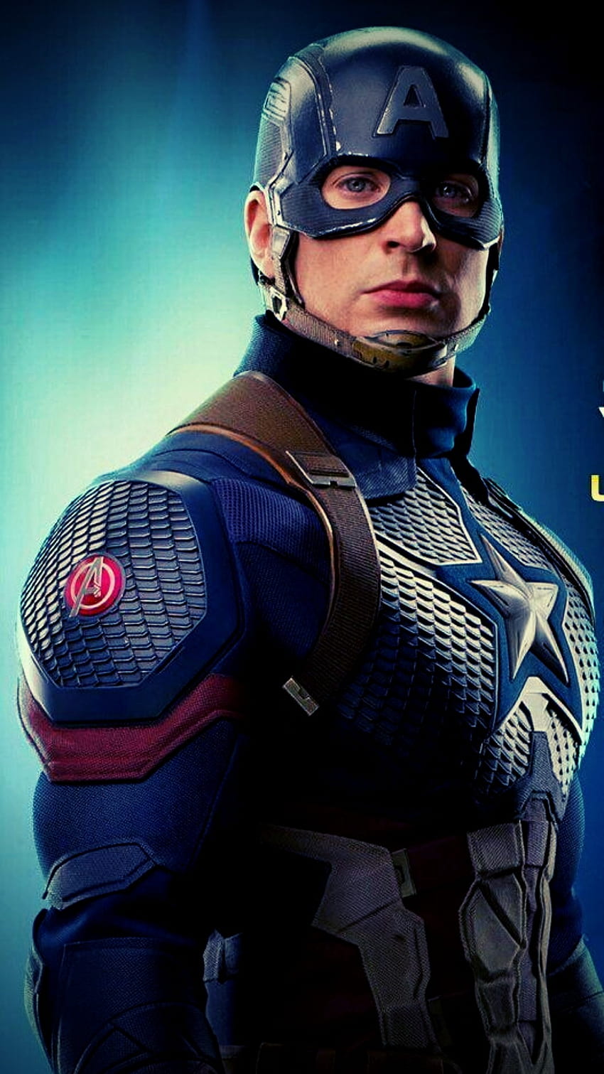 Capitán América Endgame, Capitán América Retrato fondo de pantalla del teléfono