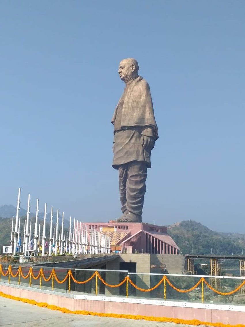 Statue of Unity: World's Tallest Statue of Sardar Vallabhbhai, Sardar Patel HD phone wallpaper