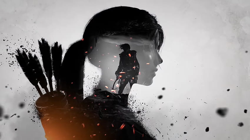 Lara Croft Bayangan Tomb Raider Wallpaper HD