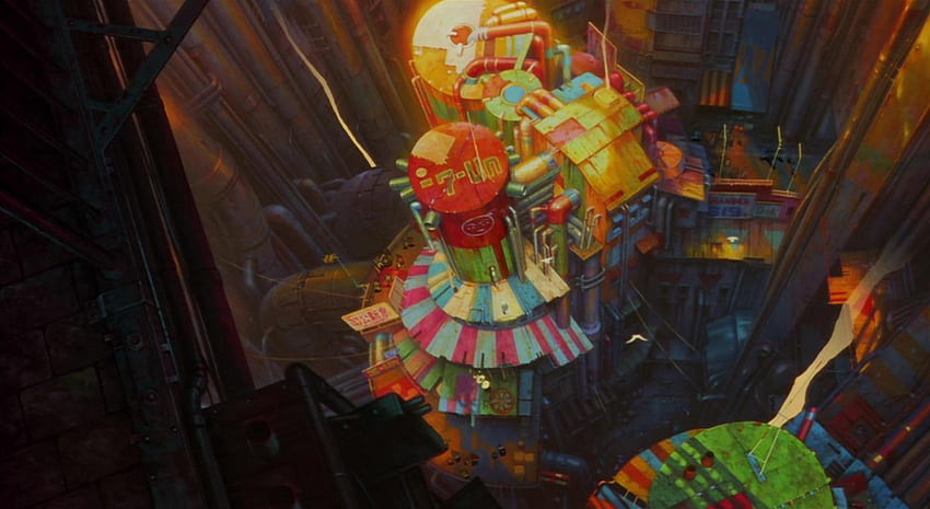 AnimeArka Plan, Metropolis Anime HD duvar kağıdı