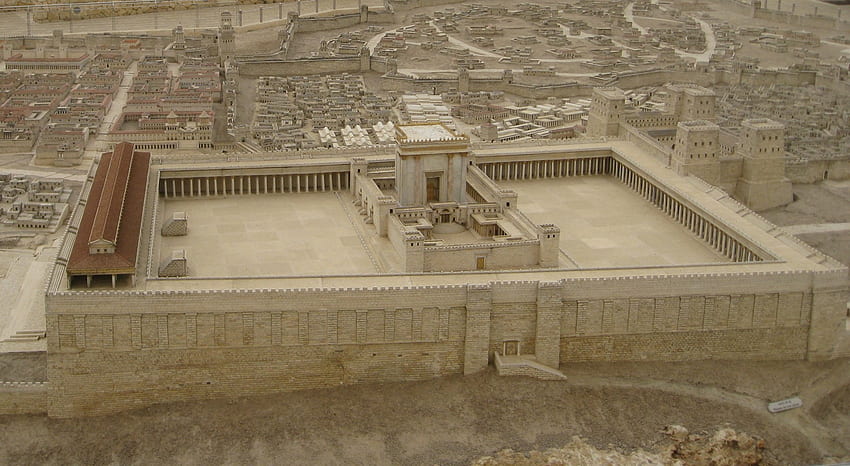 Herod's Temple [model]. BYU New Testament Commentary, Jerusalem Temple HD wallpaper
