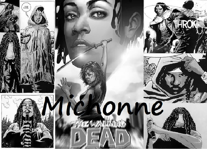 The Walking Dead Michonne, zombie, michonne, orang mati berjalan, komik orang mati berjalan Wallpaper HD