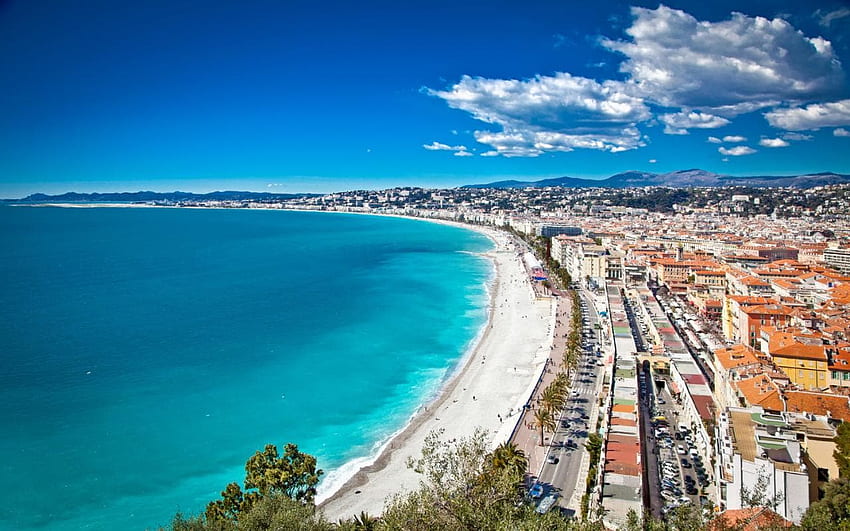 Nice, Fransa Sahili HD duvar kağıdı