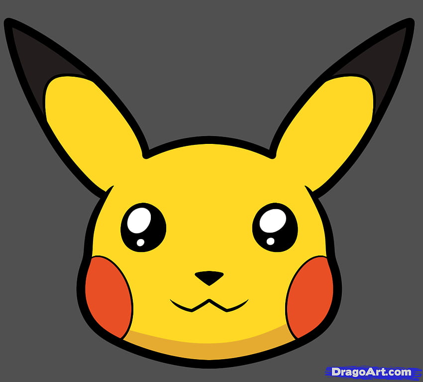 Pikachu Easy, Step by Step, Pokemon Characters, Anime, Cute Japanese Character HD wallpaper