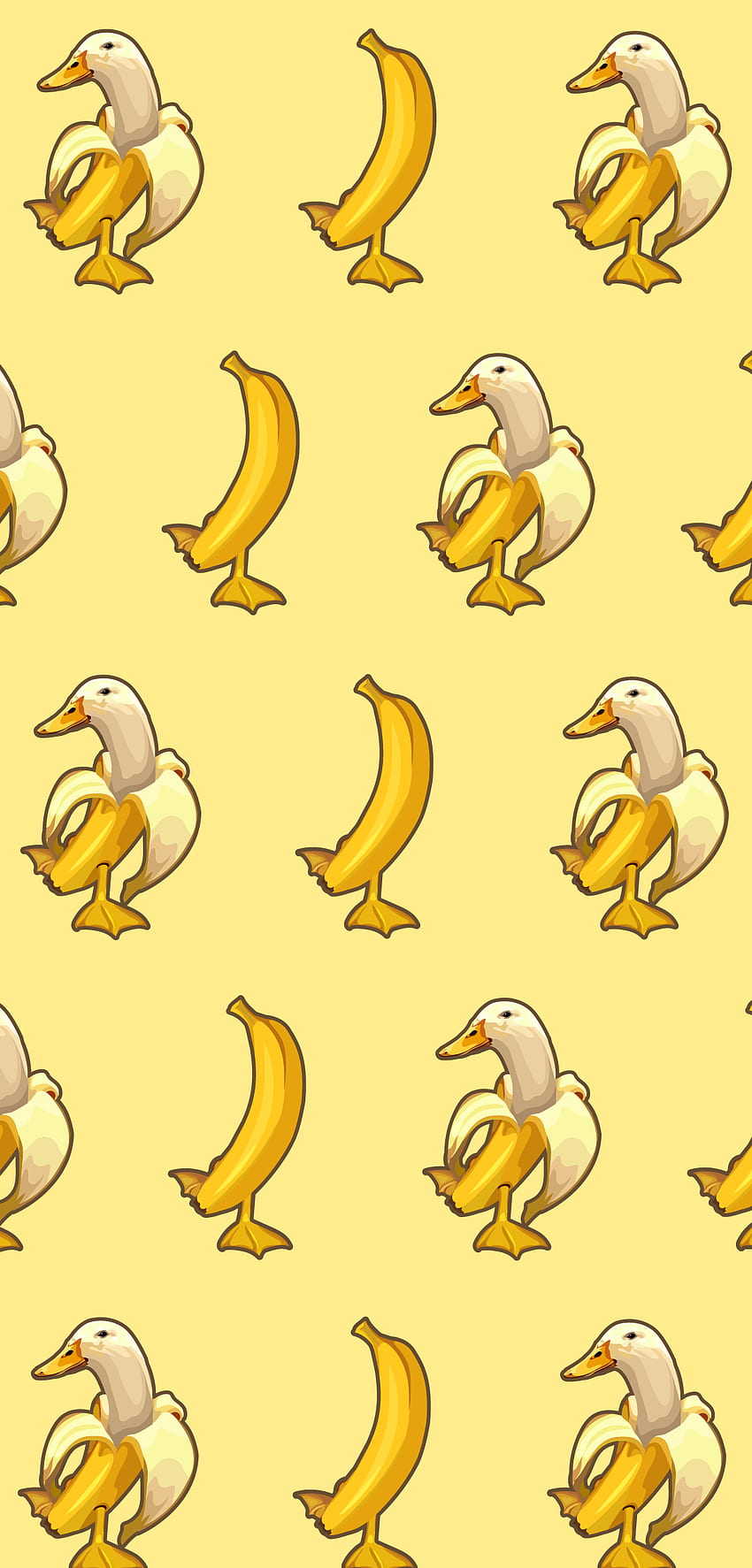 Banana Duck Meme. Cute simple , Cute panda , Duck , Funny Banana HD phone wallpaper