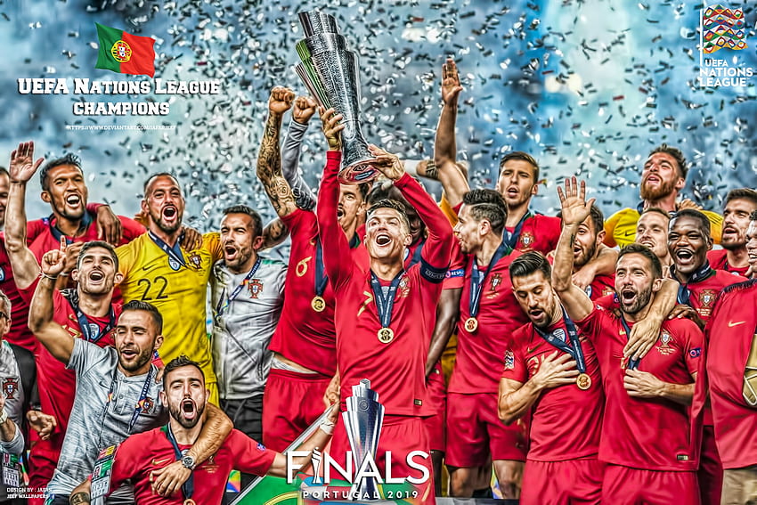 Portugals Fußballnationalmannschaft, Meister, Portugal, UEFA-Nationenliga, Fußball, Cristiano Ronaldo HD-Hintergrundbild