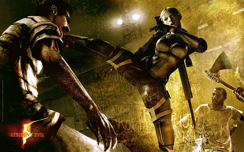 Resident Evil 5 Zdesperowana ucieczka Jill Tapeta HD