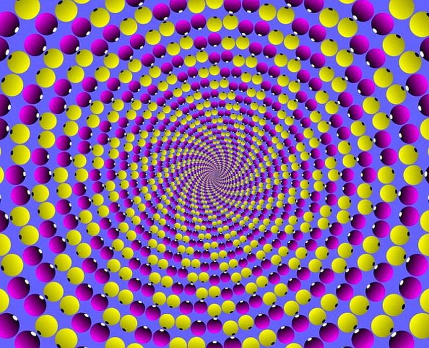Augapfel-Spirale, cool, Illusion HD-Hintergrundbild