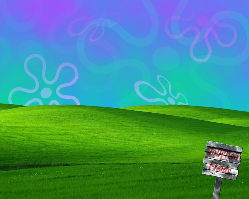Jellyfish Fields - Happy Square Sponge HD wallpaper