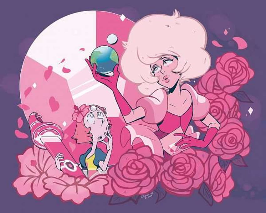 Pinke Diamanten und Perlen, Pink Diamond Steven Universe HD-Hintergrundbild