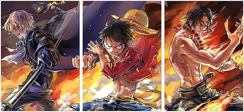 One Piece Wallpaper Anime Monkey D Luffy Portgas D Ace Group Of  People  Wallpaperforu
