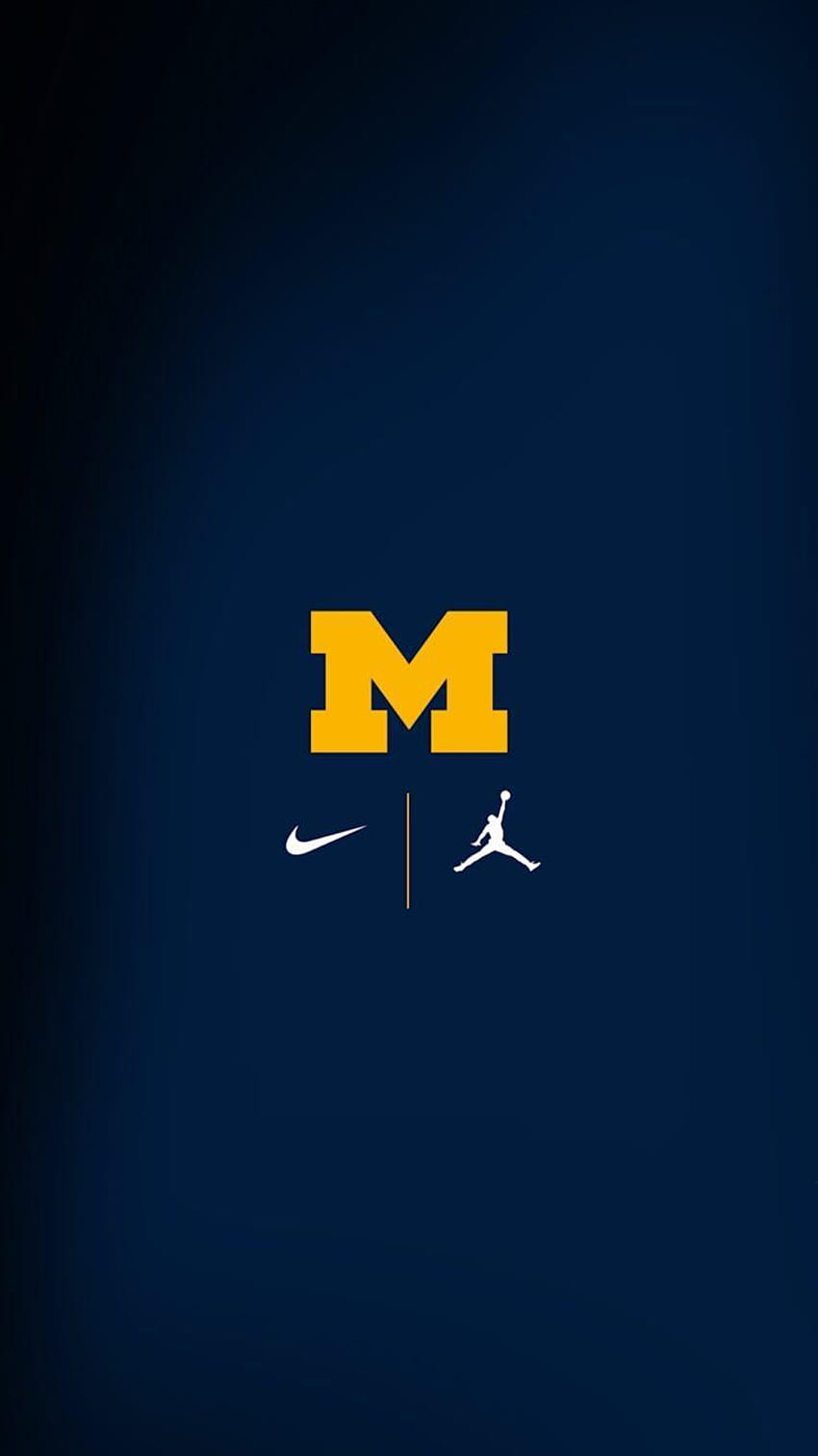 Baloncesto masculino de los Wolverines de Michigan fondo de pantalla del teléfono