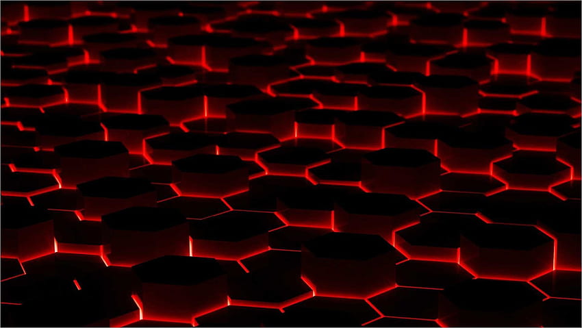 Hexagon , Red Hex HD wallpaper | Pxfuel