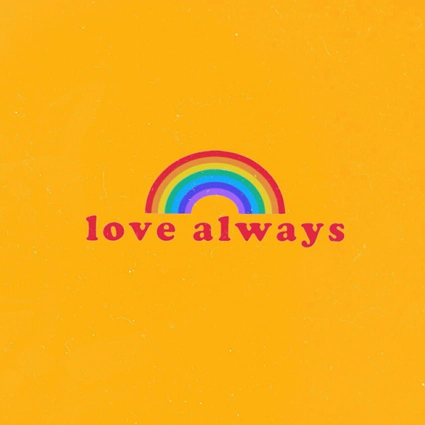 Always in love shared, Aesthetic LGBT Rainbow HD phone wallpaper | Pxfuel