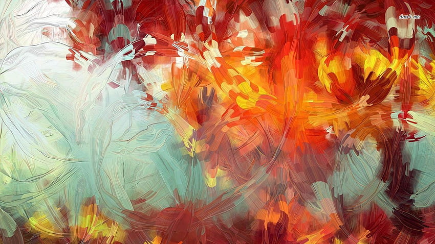 Autumn colored brush strokes - Artistic, Paint Stroke HD wallpaper | Pxfuel