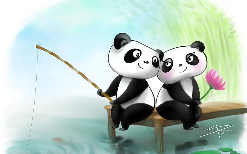 Cute Anime Panda, Chibi Cute Panda HD wallpaper | Pxfuel