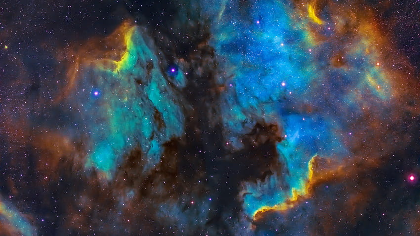 Pelican Nebula, Cygnus, Blue Galaxy, Astronomy, Stars, Cosmic, , Ultra HD wallpaper