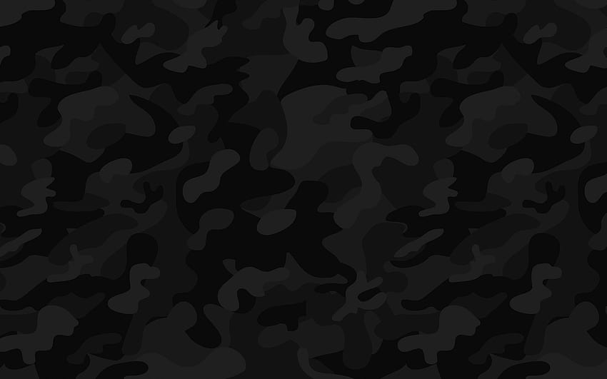 Czarno-biały kamuflaż, wojskowy kamuflaż Tapeta HD