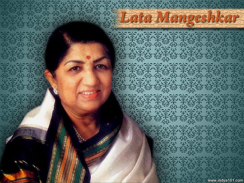 La chanteuse légendaire Lata Mangeshkar fête ses 91 ans Fond d'écran HD