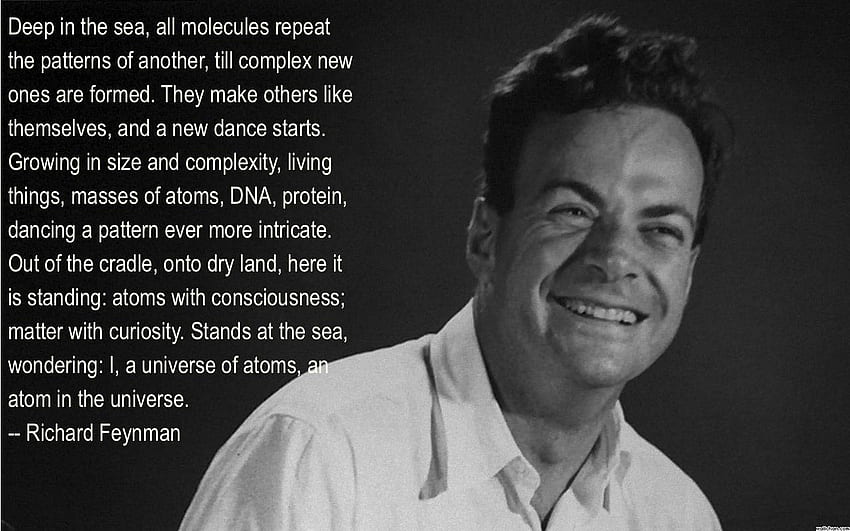 Richard P. Feynman HD-Hintergrundbild