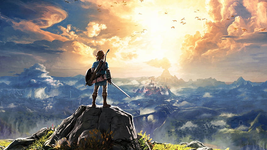 Zelda Inspirational the Legend Zelda Breath the Wild Game Art Games Background Combination - Left of the Hudson, Gaming Art HD тапет