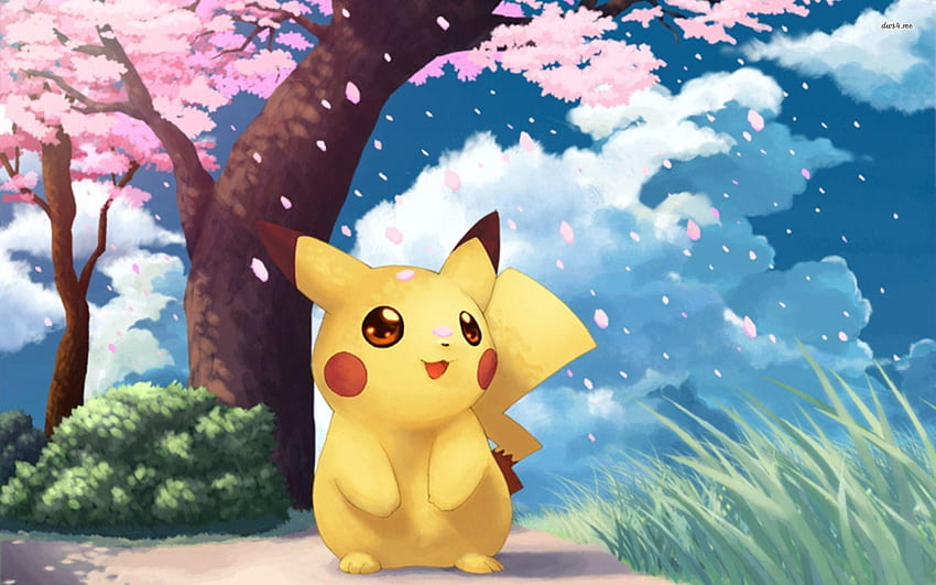 Nettes Pikachu, cooler Pokemon-Laptop HD-Hintergrundbild