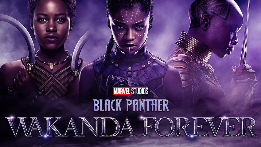 Dominique Thorne, Michaela Coel, Angela Bassett, Mabel Cadena, Shiquita James Black Panther Wakanda Forever Sfondo HD