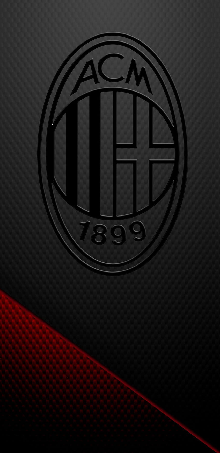 Blackout de l'AC Milan Fond d'écran de téléphone HD