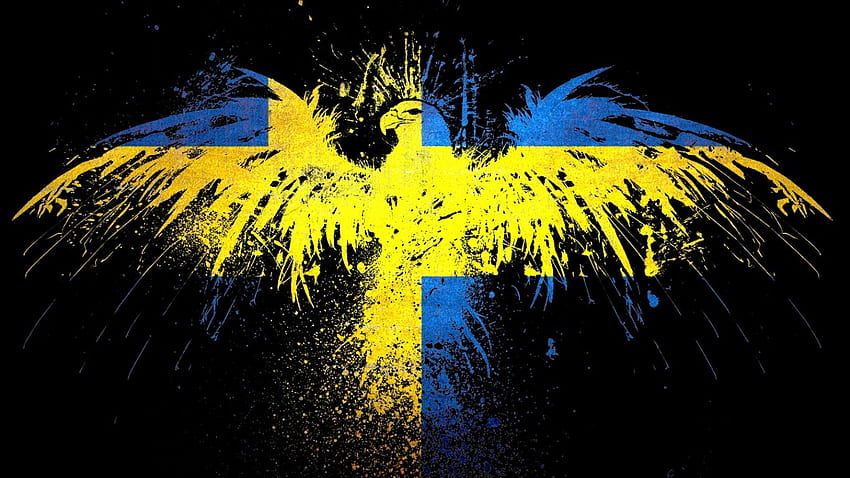 Bandiera svedese Fantastica bandiera svedese Sfondo HD
