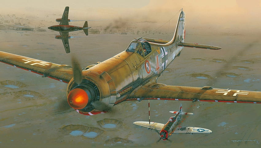 Focke Wulf Fw 190, 190, Focke, Fw, Wulf HD тапет
