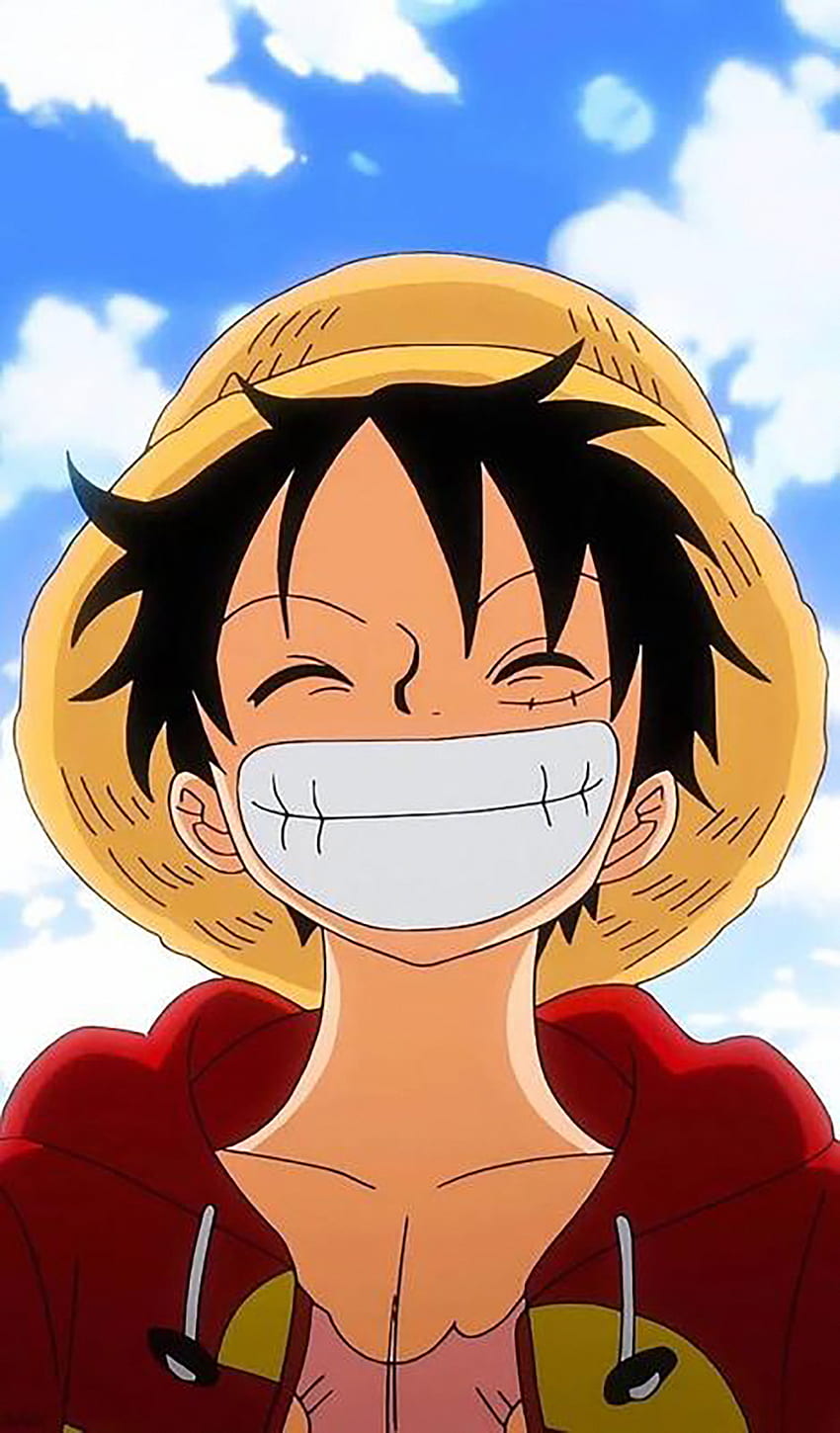 Masque 'Luffy Smiling - One Piece' par Lilzer99 en 2020. Anime , Anime y One piece manga y Luffy Smile fondo de pantalla del teléfono