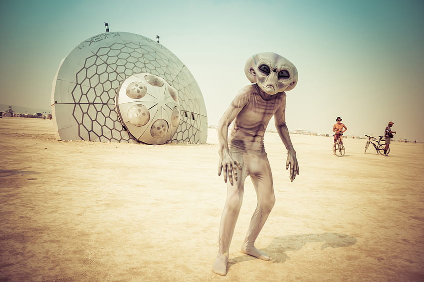 Kunst, USA, Vereinigte Staaten, Nevada, Burning Man, Black Rock HD-Hintergrundbild