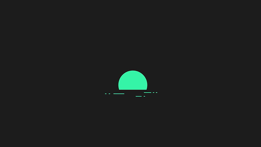 Minimalismo Green Sunset (), 1920 X 1080 Minimalista Sfondo HD