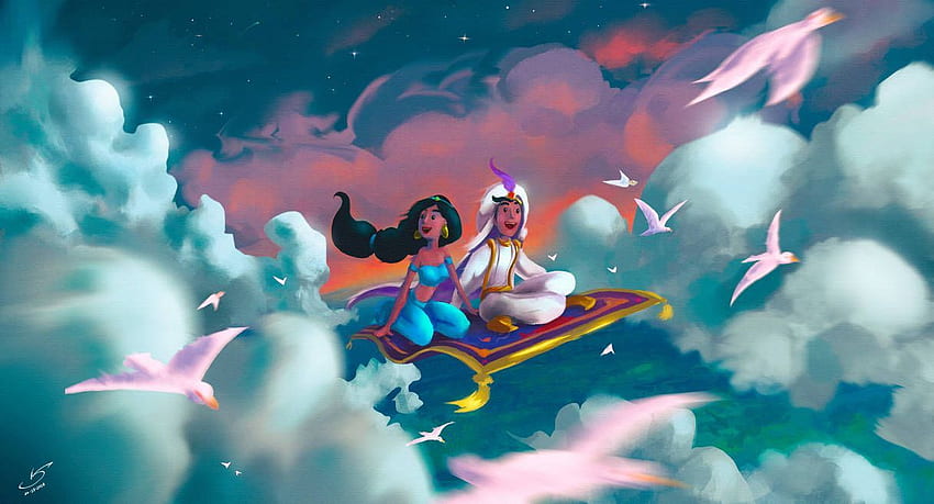A whole new world, Princess Jasmine HD wallpaper