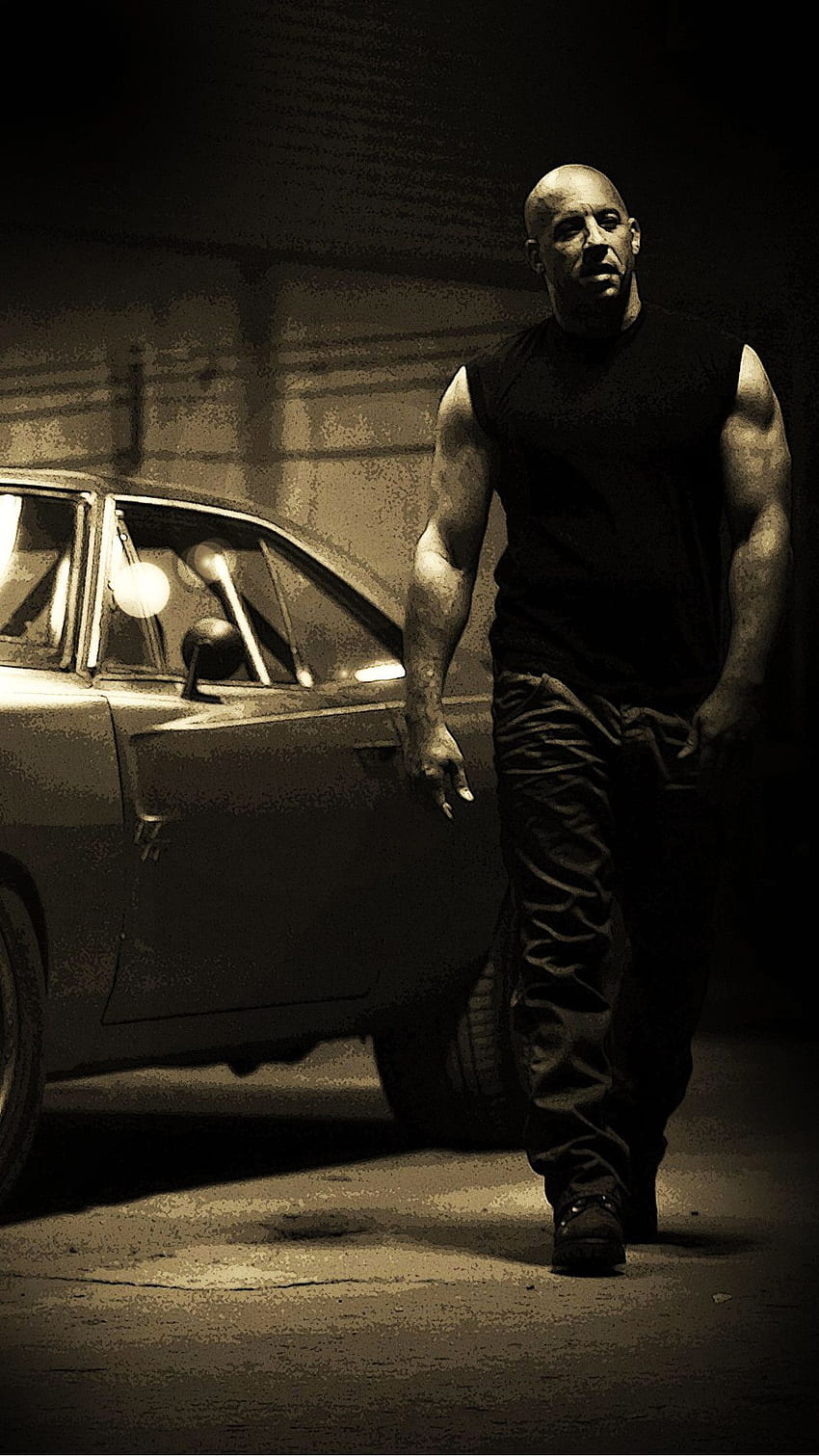 Vin Diesel Fast and Furious, Dominic Toretto HD-Handy-Hintergrundbild