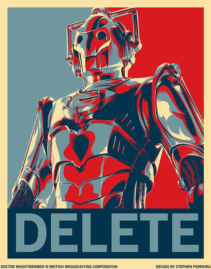 Cybermen 'Delete'-Kampagne von DegaSpiv. Cybermen, Doctor Who Dalek, Doctor Who HD-Handy-Hintergrundbild