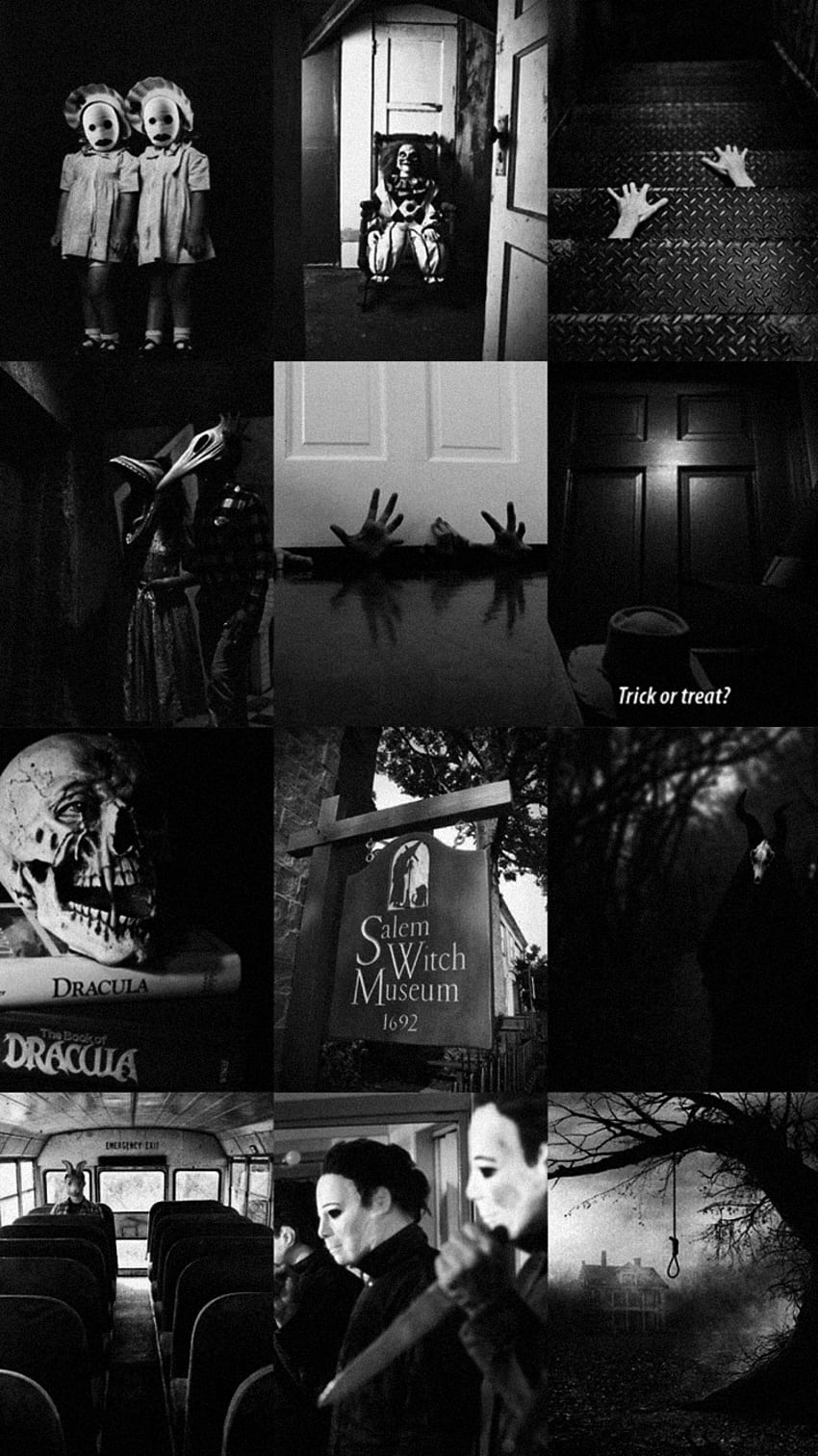 Horror Aesthetic - Top Horror Aesthetic Background - Black and white wall, Edgy , Emo , Aesthetic iPhone Horror HD phone wallpaper