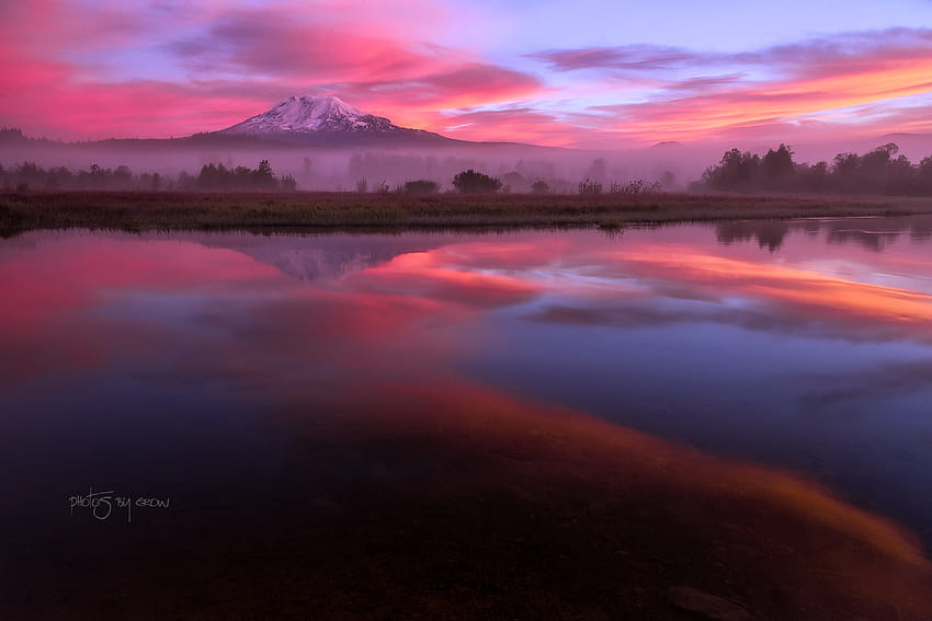 Nature, Usa, United States, Volcano, Washington, Adams HD wallpaper