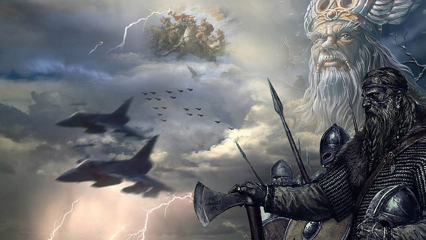 Viking, Vikings and Knights at War HD wallpaper