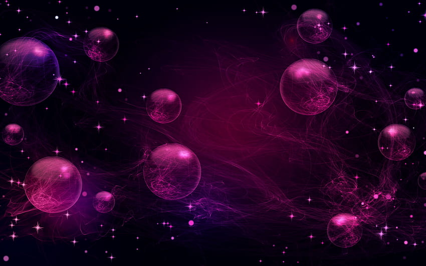 Purple 3d balls, background with purple balls, 3d spheres background ...