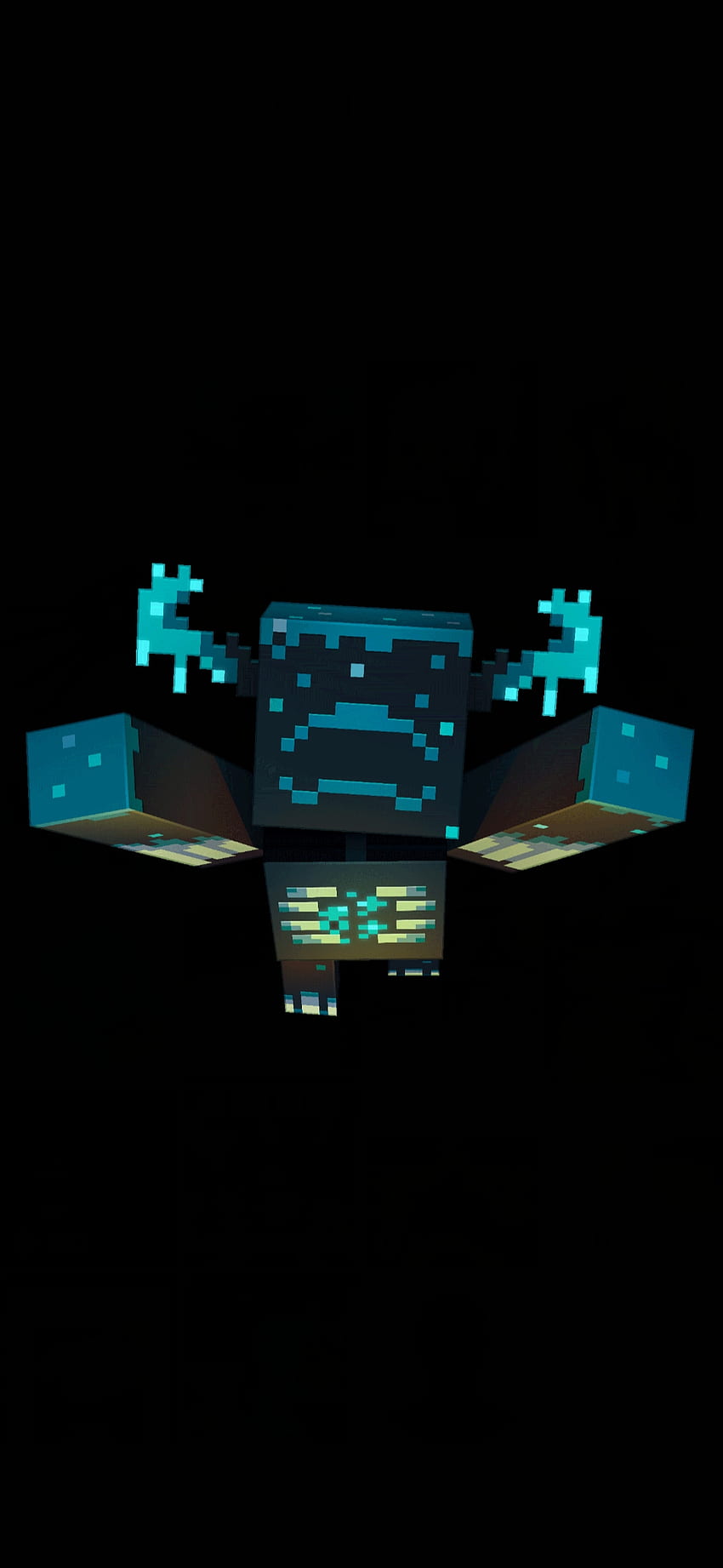 Warden, -_animado, -_Minecraft HD phone wallpaper